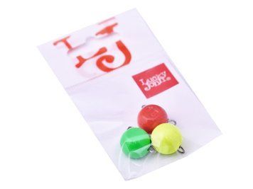 Вантаж-головки розбірні Lucky John BALL RGY MIX1 18.0г 3шт LJBRMIX1-018 фото