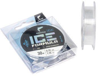 Жилка моно зимова Salmo Elite ICE FORMULA Clear 0,10 / 30м (прозора,інд.уп/ *10) 4514-010 фото