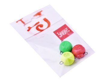 Вантаж-головки розбірні Lucky John BALL RGY MIX1 20.0г 3шт LJBRMIX1-020 фото