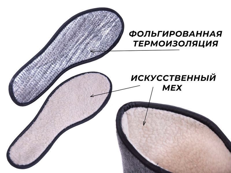 Вкладыши для сапог Norfin Protect запас. 3-х слой.12мм р.47 (13910-0-47) 13910-0-47 фото