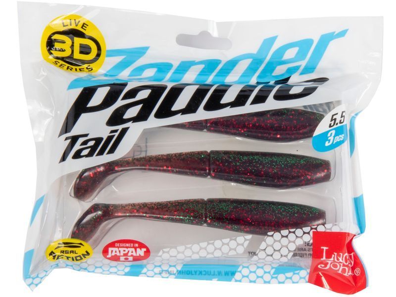 Виброхвосты LJ 3D Series ZANDER PADDLE TAIL 5.5in (14.00)/Z11 3шт. 140431-Z11 фото