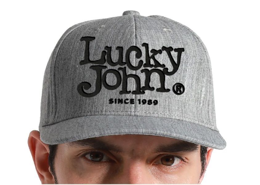 Бейсболка "LUCKY JOHN" GRAY (сіра) / AM-6011 AM-6011 фото