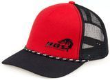 Бейсболка "LUCKY JOHN BBS" RED / BLACK (червона / чорна, сітка) / AM-6014 AM-6014 фото