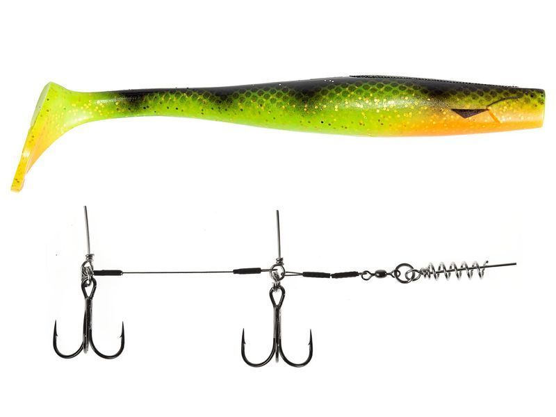 Виброхвост LJ 3D BBS Series KUBIRA SWIM SHAD 9,0in (22,86)/PG14 1шт.+Stinger L 140433SET-PG14 фото