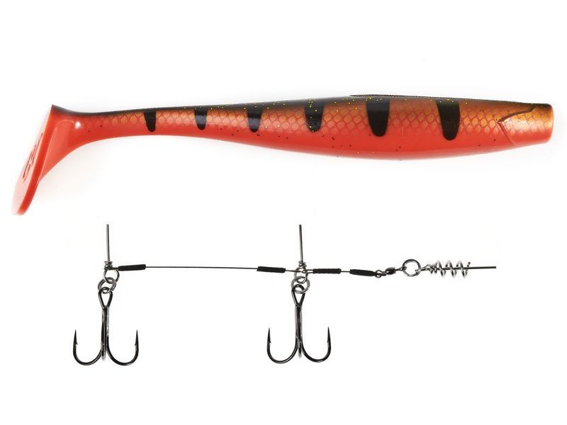 Виброхвост LJ 3D BBS Series KUBIRA SWIM SHAD 9,0in (22,86)/PG14 1шт.+Stinger L 140433SET-PG14 фото