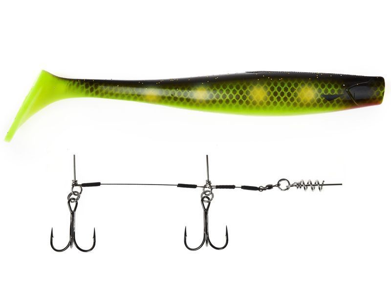 Виброхвост LJ 3D BBS Series KUBIRA SWIM SHAD 9,0in (22,86)/PG14 1шт.+Stinger L 140433SET-PG14 фото