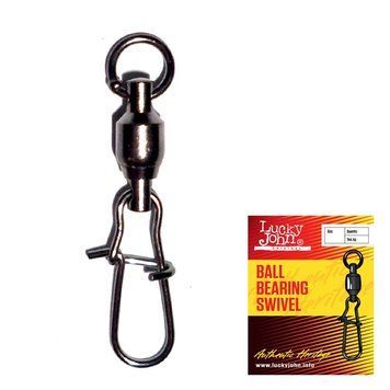 Вертлюжок с подшипником и с застежкой Lucky John Ball Bearing Swivel 003 (5009-003) 5009-003 фото