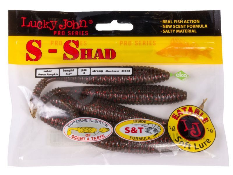Черви 5,2" LJ S-Shad 133-PA03 (140133-PA03) 140133-PA03 фото