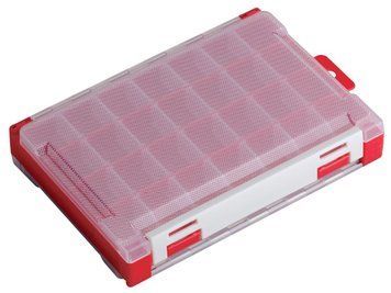 Коробка пластик. двостороння Meiho RUNGUN CASE 1010W (червоний напівпрозор.) 17,5 х 10,5 х 3,8см RUN-GUN-CASE-W-1 фото