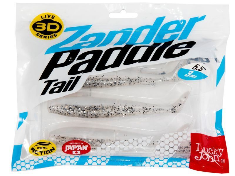 Віброхвіст LJ 3D Series Zander Paddle Tail 5.5" (14 см),3 шт. 140431-Z08 фото