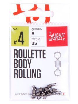Вертлюги LJ Pro Series ROULETTE BODY ROLLING 004 8шт. LJP5107-004 фото