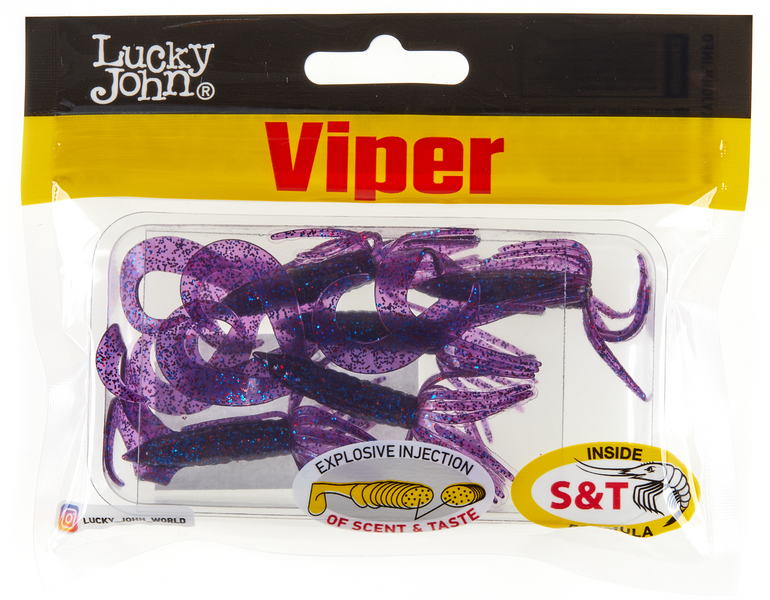 Твістер силікон. VIPER LJ Pro Series 2 "/ PA03 *10 140220-PA03 фото