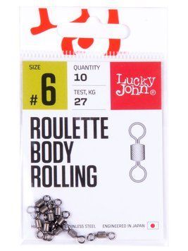 Вертлюги LJ Pro Series ROULETTE BODY ROLLING 006 10шт. LJP5107-006 фото
