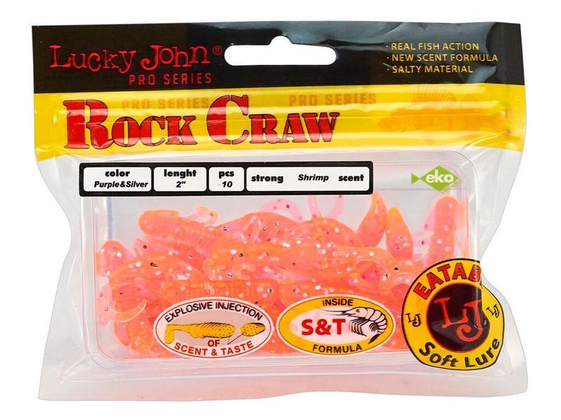 Твістер силікон. (рак) ROCK CRAW LJ Pro Series 2 "/ 016 *10 140123-016 фото