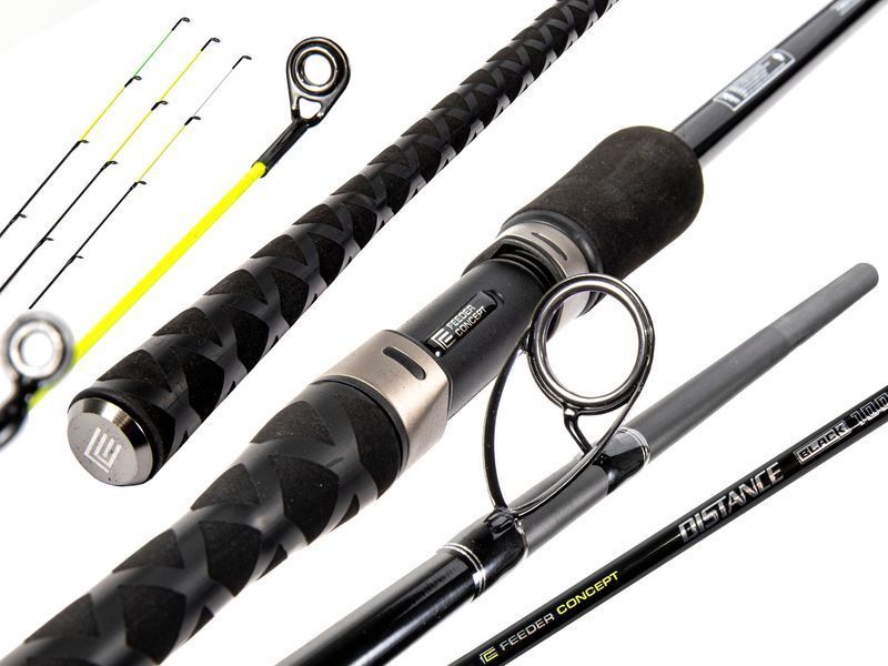 Вудилище фідер. Feeder Concept DISTANCE BLACK 100 100/4.20 (1х1,5oz;1x2oz;1x2,5oz) FCDIB100-420 фото