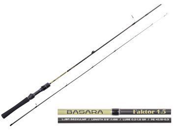 Спиннинг Lucky John Basara FAKTOR 1.5 5'6"/1.68 LJBF-562XULMF фото