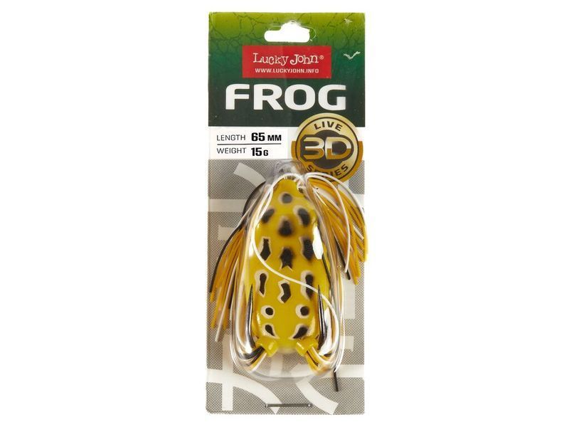 Приманка-жаба гумова поверхня незачеп. FROG LJ Pro Series 2,6" /,5g / 001 *6 140401-001 фото