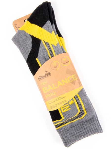 Шкарпетки Norfin BALANCE WOOL T2P (65% акрил,20% поліест.,12% вовна, 3% еласт.) р.M (39-41) 303743-02M фото