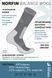 Шкарпетки Norfin BALANCE WOOL T2P (65% акрил,20% поліест.,12% вовна, 3% еласт.) р.M (39-41) 303743-02M фото 4
