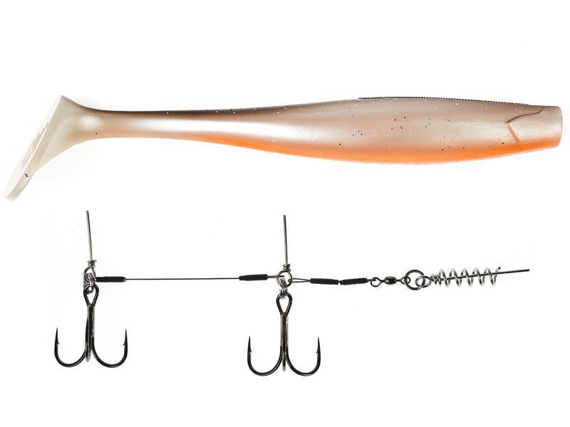 Віброхвіст LJ 3D Series GIANT KUBIRA SWIM SHAD 10,3in (26,00)/PG14 1шт.+Stinger XL 140434SET-PG14 фото