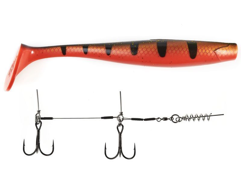 Віброхвіст LJ 3D Series GIANT KUBIRA SWIM SHAD 10,3in (26,00)/PG14 1шт.+Stinger XL 140434SET-PG14 фото