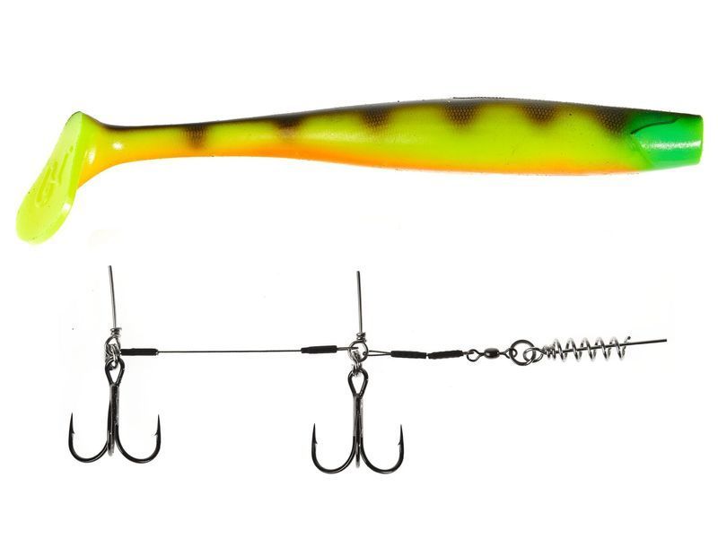 Віброхвіст LJ 3D Series GIANT KUBIRA SWIM SHAD 10,3in (26,00)/PG14 1шт.+Stinger XL 140434SET-PG14 фото
