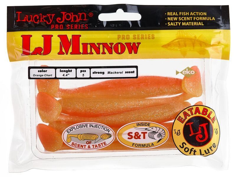 Віброхвіст силікон. MINNOW LJ Pro Series 4,4"/ 140150-T26 фото