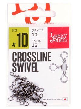 Вертлюги тристор. LJ Pro Series CROSSLINE SWIVEL 010 10шт. LJP5108-010 фото