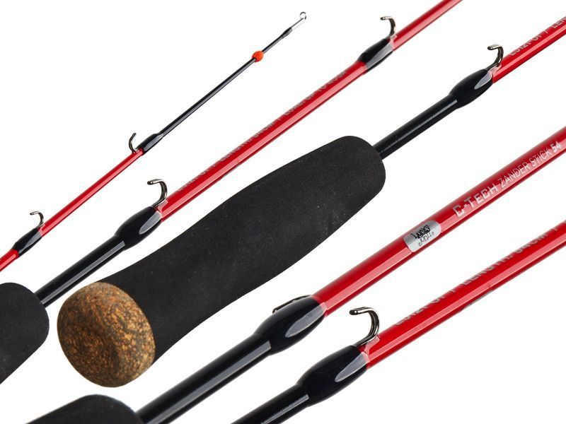 Вудка зимова цілісна Lucky John C-TECH ZANDER STICK (графіт,мотовило,до 40г) 54см LJ121-01 фото