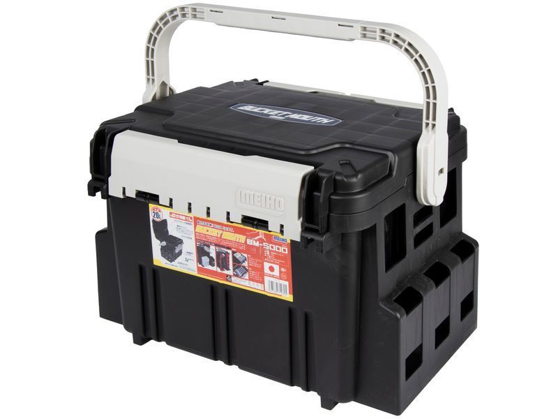 Ящик рыболов. Meiho BUCKET MOUTH BM-5000 Black 440х293х293 BM-5000-B фото