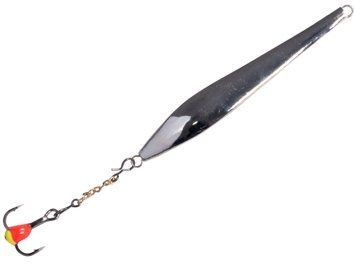 Блесна вертикальная зимняя Lucky John DOUBLE BLADE с цепочкой и тройником 50мм SG блистер LJDD55-SG фото