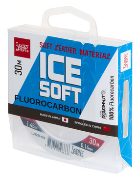 Лісочка моно. Lucky John ICE SOFT FLUOROCARBON 030м/014 LJ5026-014 фото