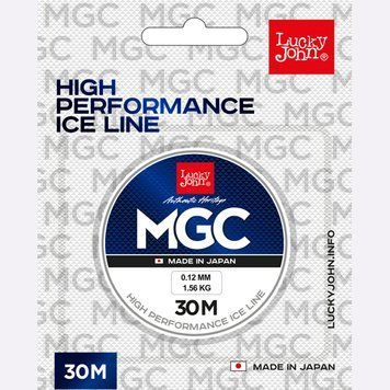 Жилка моно зимова Lucky John MGC 0,12 / 30м (інд.уп/ *12) LJ4000-012 фото