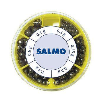 Грузило розрізне (набір) Salmo ДРОБИНКА ST 50г (0,2/0,25/0,3/0,4/0,6/1г) 1007-ST50 фото