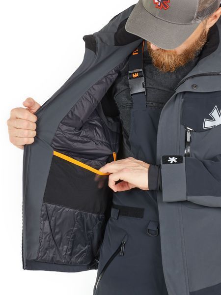 Куртка демісезон. мембран.з утеплювачем Norfin REBEL PRO PANTS GRAY (мебр.Toray Dermizax) 20000мм / S 596001-S фото