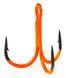 Гачки-трійники Lucky John Orange UV LJH201 розм.K02 5 шт. LJ20101-K030 фото 1