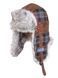 Шапка-вушанка підліткова Norfin USHANKA JUNIOR (штучне хутро / в клітинку) р.L 308712-L фото 1
