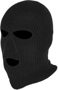 Шапка-маска в'язана Norfin KNITTED BL (чорна / поліест.) р.L 303339-L фото
