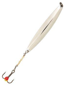 Блешня вертикальна зимова LUCKY JOHN Nail Blade (ланцюжок, трійник), 65 мм, S LJNB65-S фото