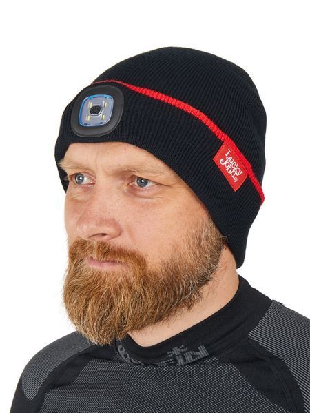 Шапка в'язана Lucky John DROP LED (акрил, знімний ліхтарик) р.L 302776-03L фото