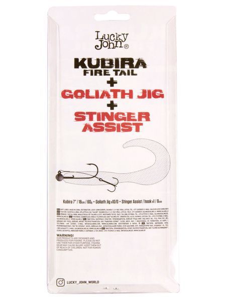 Твістер LJ 3D BBS KUBIRA FIRE TAIL 7,0in (17,50)/PG27 1шт. 140436-PG27 фото