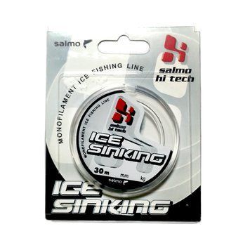 Жилка моно зимова Salmo HI-TECH ICE SINKING 0,10 / 30м (інд.уп/ *10) 4505-010 фото