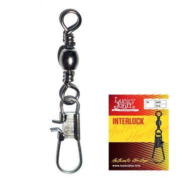 LJ5001-012 Вертлюжок-застежка Lucky John INTERLOCK 012 *7 LJ5001-012 фото