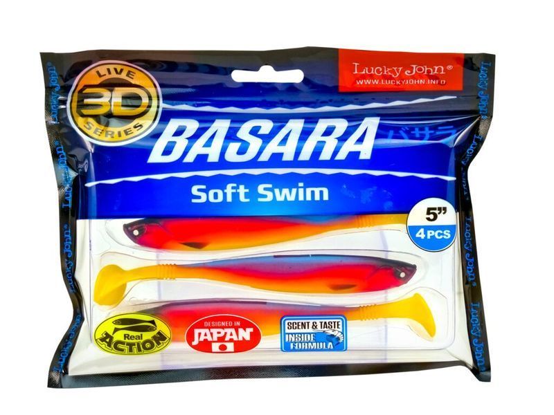 Віброхвіст силікон. BASARA SOFT SWIM 3D LJ Pro Series 5 "/ PG06 *4 140404-PG06 фото