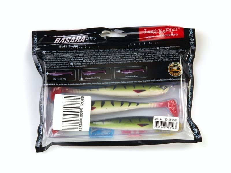 Віброхвіст силікон. BASARA SOFT SWIM 3D LJ Pro Series 5 "/ PG08 *4 140404-PG08 фото