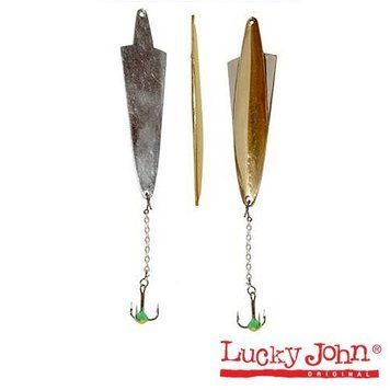 Блесна вертикал. зим. Lucky John WING с цеп. и тр. 05.5г GC блистер 102-3-GS фото