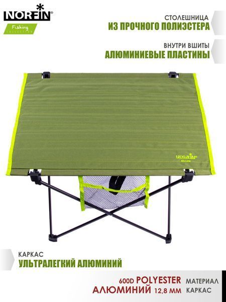 Стіл склад. Norfin LUOMA COMPACT 57Х44х37см / NF NF-20311 фото