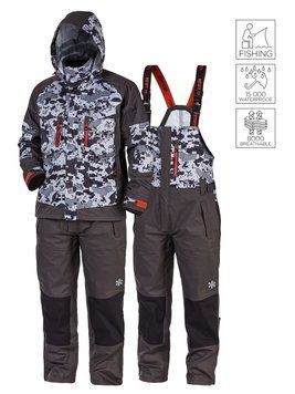 Костюм демісезон. мембран. Norfin PRO DRY 3 CAMO 15000мм / S 514501-S фото