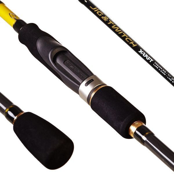 Вудилище спінінгове Salmo Kraft JIG&TWITCH 5-22/1,98(6'6") KR2400-198 фото