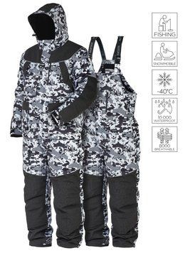 Костюм зимовий. Norfin EXPLORER 2 CAMO 01 р.S 350101-S фото